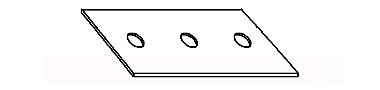 Same as T2 punched with 3/8 inch (9.5mm) diameter round perforations at 1-1/2 inch (38.1mm) intervals.