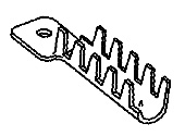 Cast Soft Bronze, crimp splicer for cable to metallic body connections.