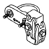 Heavy Duty Round Pedestal Grounding Clamp