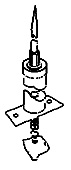 Rectangle Mount Air Terminal To Horizontal Cable Assembly